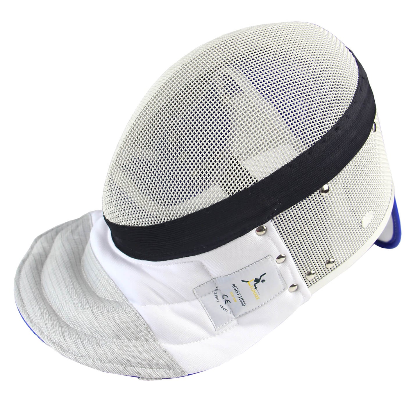 LEONARK White 350NW Fencing Foil Mask Helmet CE Certified National Grade Masque