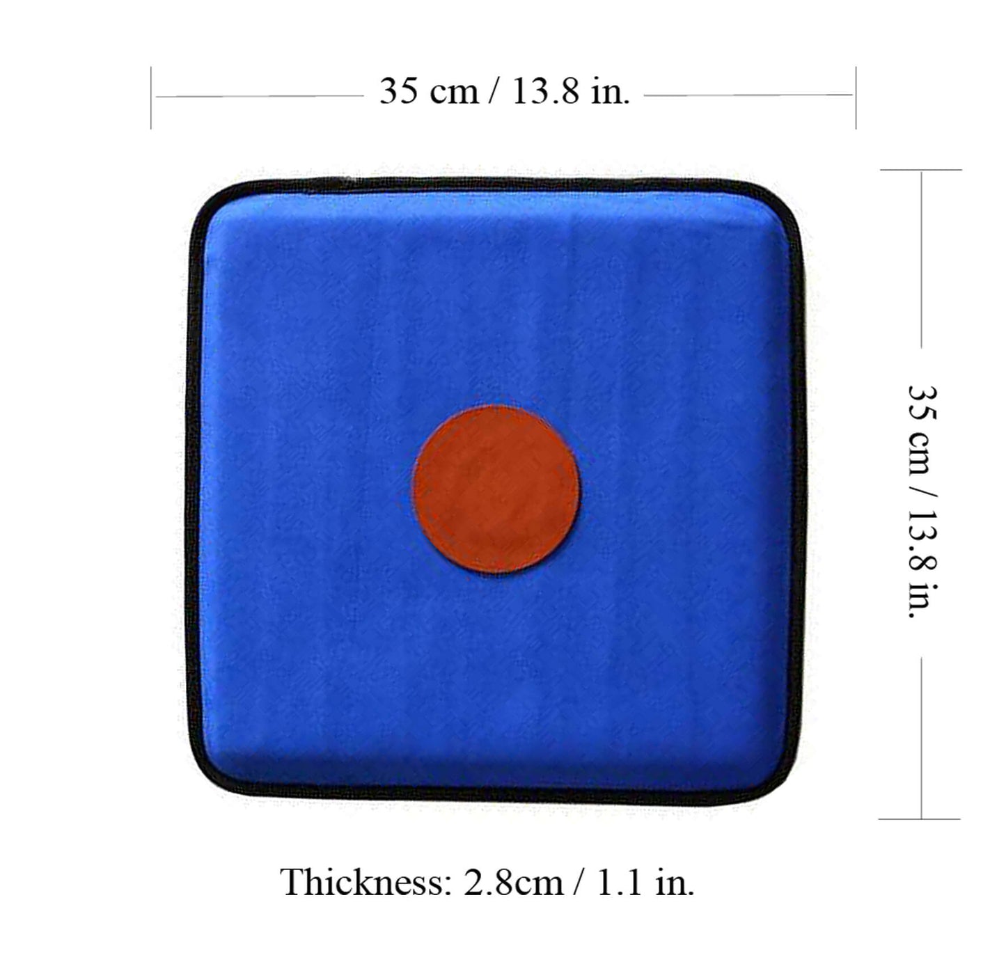 LEONARK Microfiber Self-Training Fencing Target with one Bullseye (Blue)